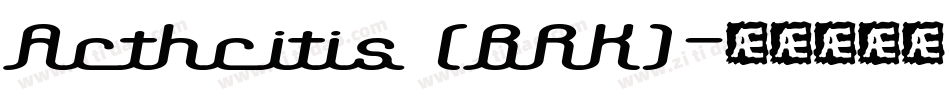 Arthritis (BRK)字体转换